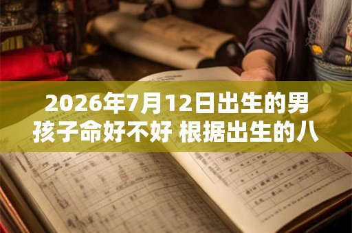 2026年7月12日出生的男孩子命好不好 根据出生的八字取名字