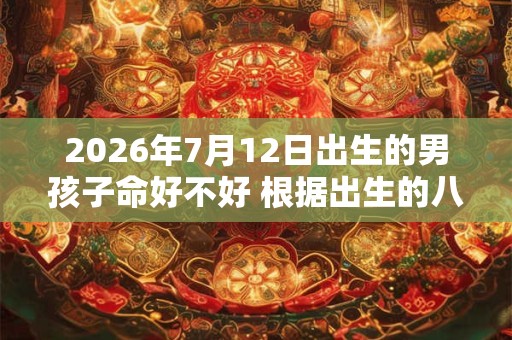 2026年7月12日出生的男孩子命好不好 根据出生的八字取名字