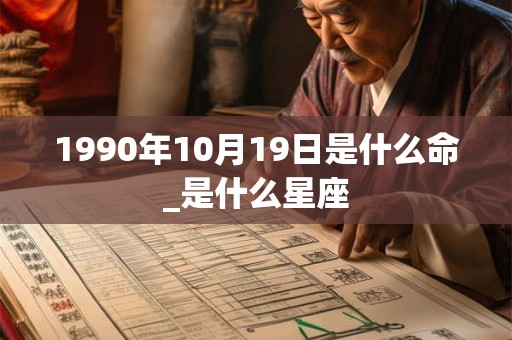 1990年10月19日是什么命_是什么星座