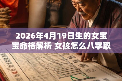 2026年4月19日生的女宝宝命格解析 女孩怎么八字取名 2026年4月19日生的女宝宝命格解析 女孩怎么八字取名