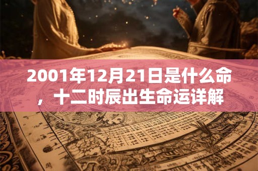 2001年12月21日是什么命,十二时辰出生命运详解 2001年12月21日是什么命,十二时辰出生命运详解