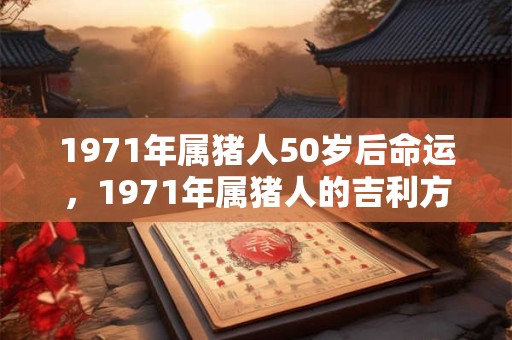 1971年属猪人50岁后命运，1971年属猪人的吉利方位