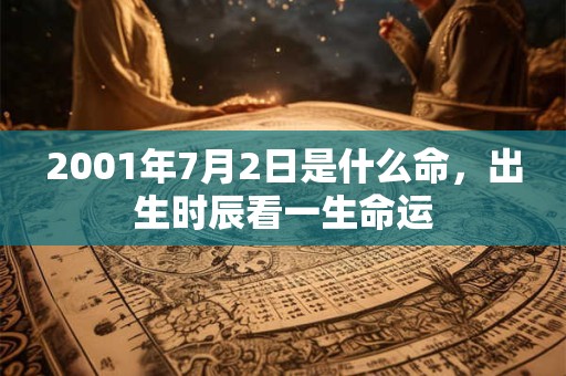2001年7月2日是什么命，出生时辰看一生命运