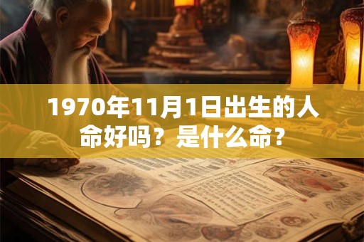 1970年11月1日出生的人命好吗?是什么命? 1970年11月1日出生的人命好吗?是什么命?