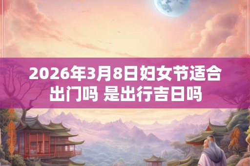 2026年3月8日妇女节适合出门吗 是出行吉日吗