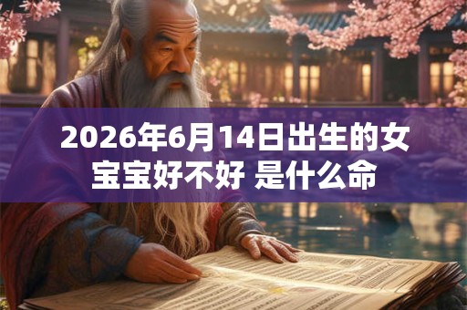 2026年6月14日出生的女宝宝好不好 是什么命