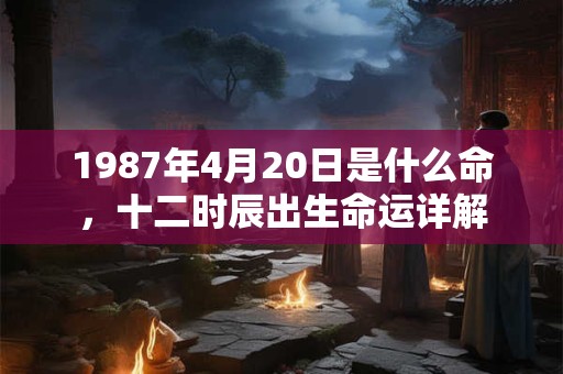 1987年4月20日是什么命，十二时辰出生命运详解