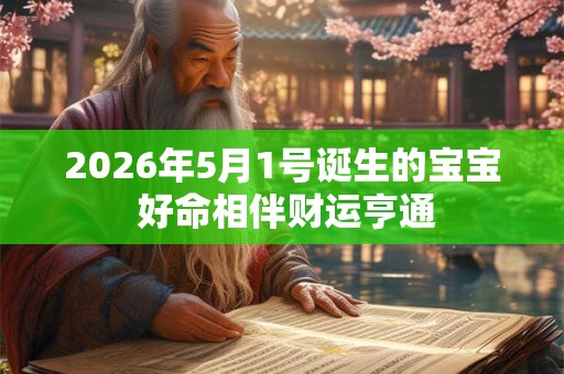 2026年5月1号诞生的宝宝 好命相伴财运亨通