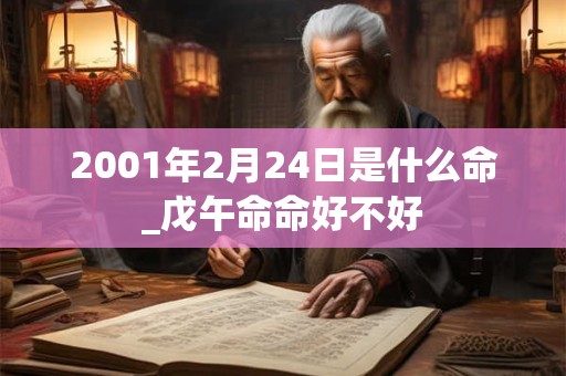 2001年2月24日是什么命_戊午命命好不好 2001年2月24日是什么命_戊午命命好不好
