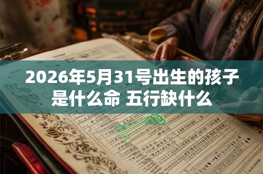 2026年5月31号出生的孩子是什么命 五行缺什么 2026年5月31号出生的孩子是什么命 五行缺什么