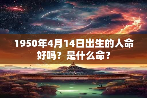 1950年4月14日出生的人命好吗？是什么命？