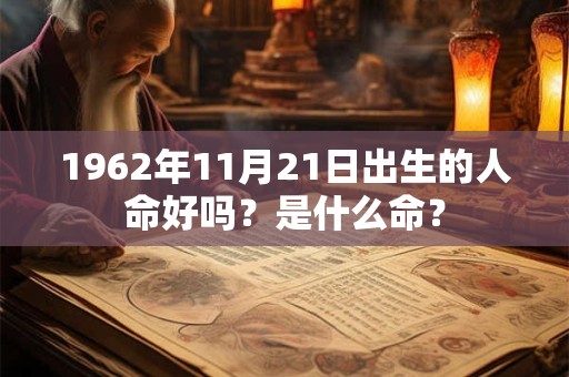 1962年11月21日出生的人命好吗？是什么命？