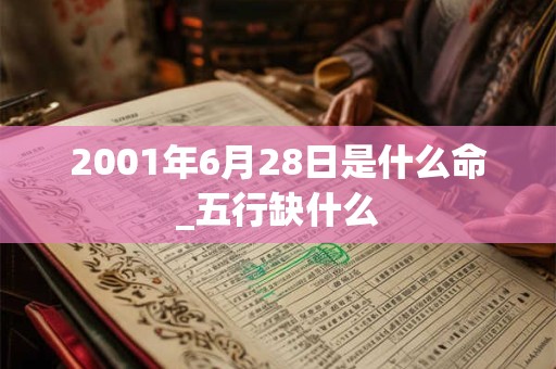 2001年6月28日是什么命_五行缺什么