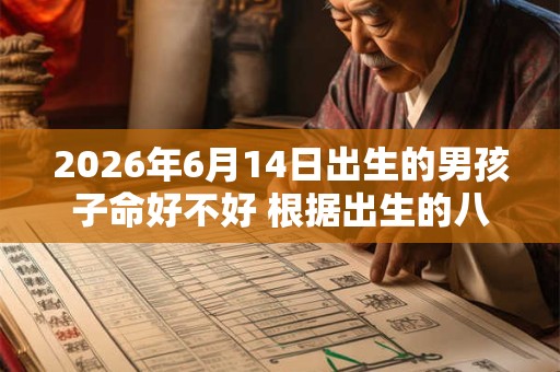 2026年6月14日出生的男孩子命好不好 根据出生的八字取名字