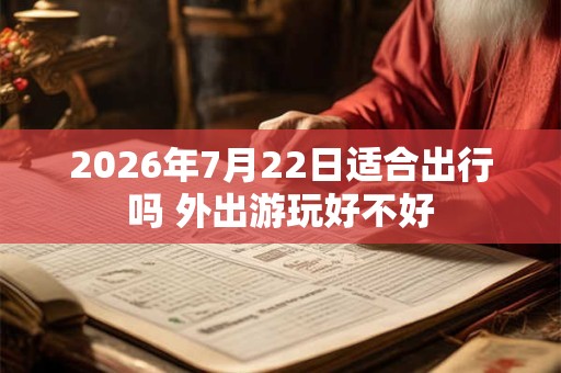 2026年7月22日适合出行吗 外出游玩好不好
