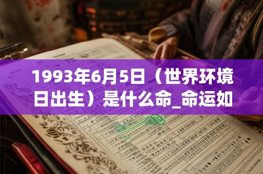 1993年6月5日（世界环境日出生）是什么命_命运如何