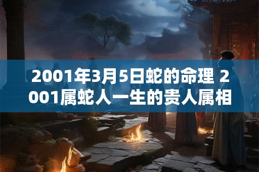 2001年3月5日蛇的命理 2001属蛇人一生的贵人属相