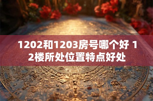 1202和1203房号哪个好 12楼所处位置特点好处