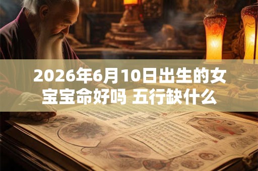 2026年6月10日出生的女宝宝命好吗 五行缺什么