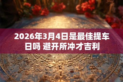 2026年3月4日是最佳提车日吗 避开所冲才吉利