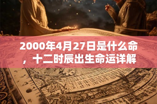 2000年4月27日是什么命,十二时辰出生命运详解 2000年4月27日是什么命,十二时辰出生命运详解
