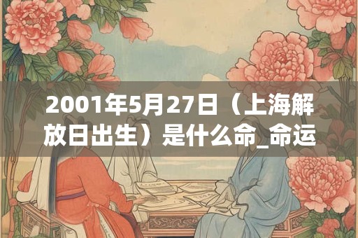 2001年5月27日（上海解放日出生）是什么命_命运如何