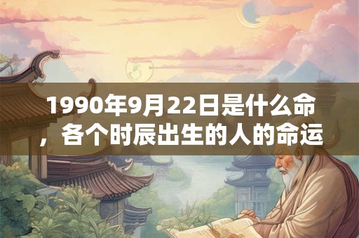 1990年9月22日是什么命,各个时辰出生的人的命运 1990年9月22日是什么命,各个时辰出生的人的命运