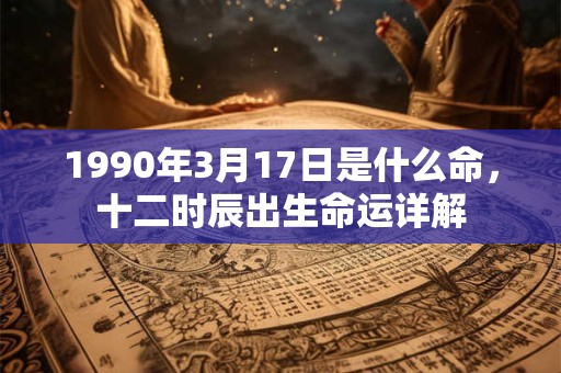 1990年3月17日是什么命,十二时辰出生命运详解 1990年3月17日是什么命,十二时辰出生命运详解