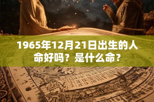 1965年12月21日出生的人命好吗？是什么命？