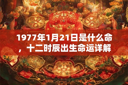 1977年1月21日是什么命，十二时辰出生命运详解