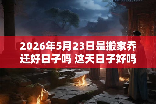 2026年5月23日是搬家乔迁好日子吗 这天日子好吗