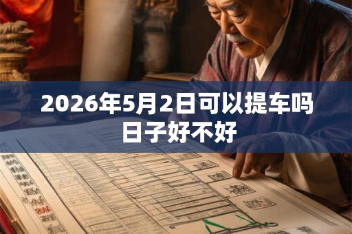 2026年5月2日可以提车吗 日子好不好