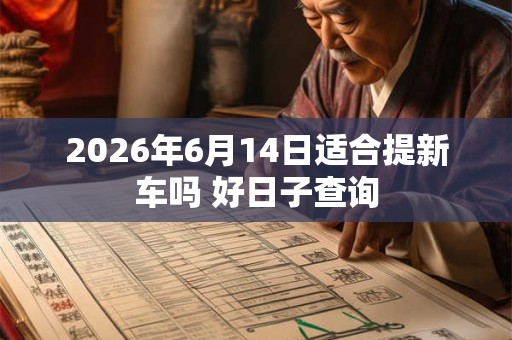 2026年6月14日适合提新车吗 好日子查询 2026年6月14日适合提新车吗 好日子查询