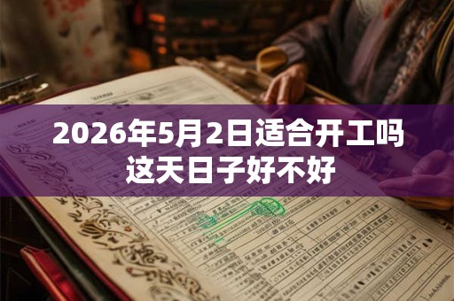 2026年5月2日适合开工吗 这天日子好不好