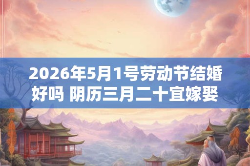 2026年5月1号劳动节结婚好吗 阴历三月二十宜嫁娶吗