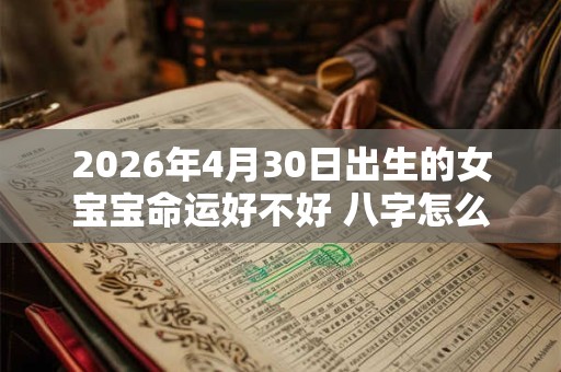 2026年4月30日出生的女宝宝命运好不好 八字怎么样