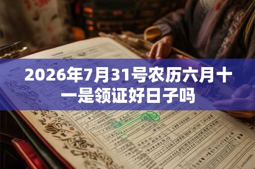2026年7月31号农历六月十一是领证好日子吗