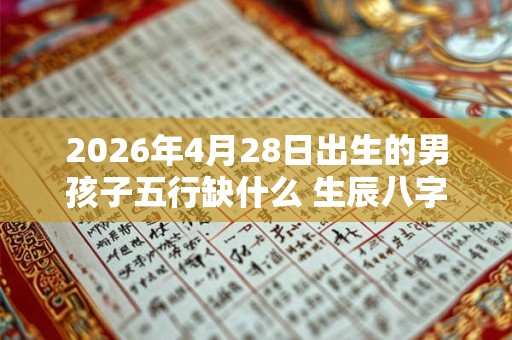 2026年4月28日出生的男孩子五行缺什么 生辰八字高分取名