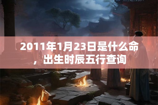2011年1月23日是什么命,出生时辰五行查询 2011年1月23日是什么命,出生时辰五行查询