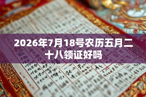 2026年7月18号农历五月二十八领证好吗
