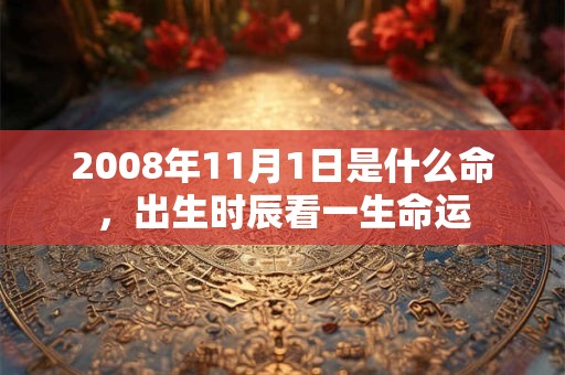 2008年11月1日是什么命,出生时辰看一生命运 2008年11月1日是什么命,出生时辰看一生命运