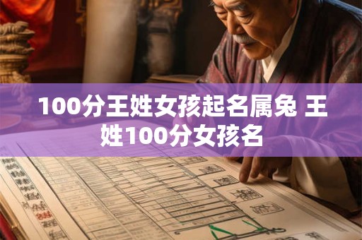 100分王姓女孩起名属兔 王姓100分女孩名