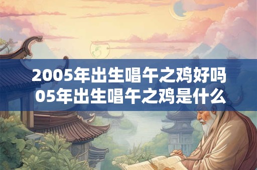 2005年出生唱午之鸡好吗 05年出生唱午之鸡是什么命 2005年出生唱午之鸡好吗 05年出生唱午之鸡是什么命