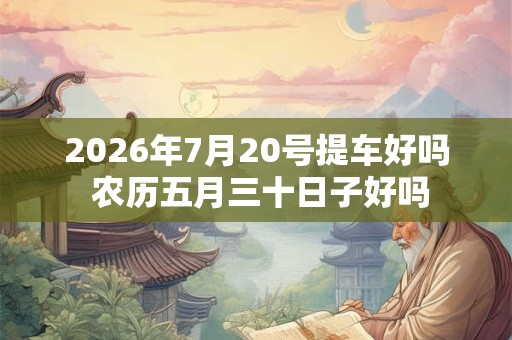 2026年7月20号提车好吗 农历五月三十日子好吗