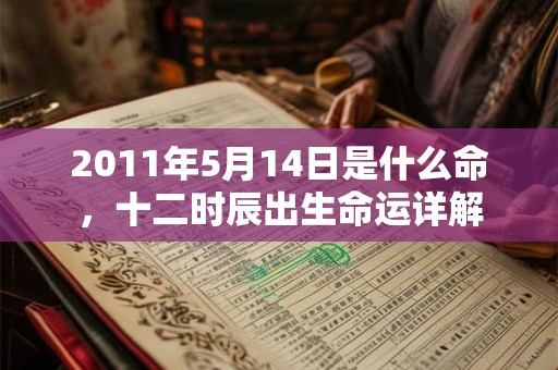 2011年5月14日是什么命，十二时辰出生命运详解