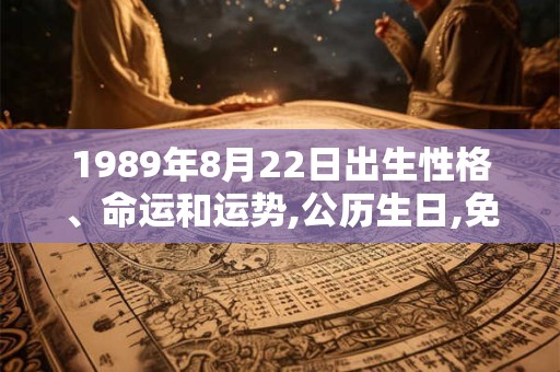 1989年8月22日出生性格、命运和运势,公历生日,免费算命 1989年8月22日出生性格、命运和运势,公历生日,免费算命