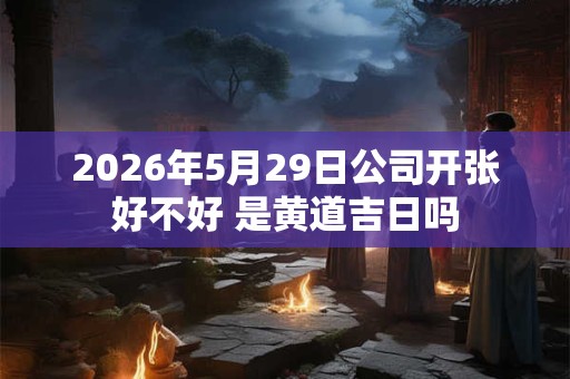 2026年5月29日公司开张好不好 是黄道吉日吗