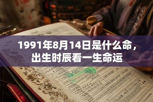 1991年8月14日是什么命,出生时辰看一生命运 1991年8月14日是什么命,出生时辰看一生命运
