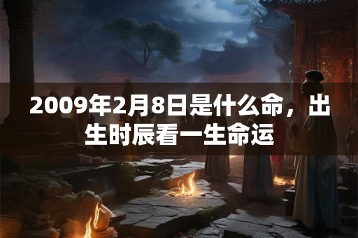 2009年2月8日是什么命，出生时辰看一生命运