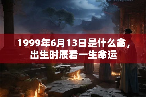 1999年6月13日是什么命,出生时辰看一生命运 1999年6月13日是什么命,出生时辰看一生命运